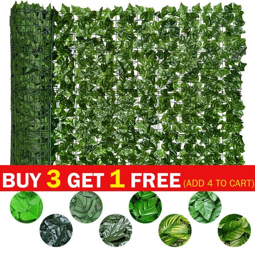 Artificial faux ivy leaf hedge - faux,